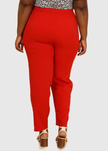 Itala Lielo izmēru sarkanas bikses - back