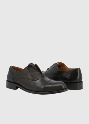 Melni ādas apavi - back