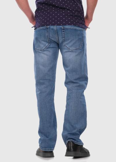 Tano Slim Fit zili vīriešu džinsi - back