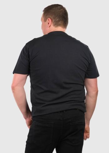 Flyers lielo izmēru melns vīriešu t-krekls - back