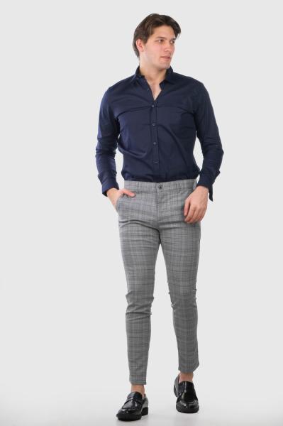 Doroteo zils vīriešu krekls - back