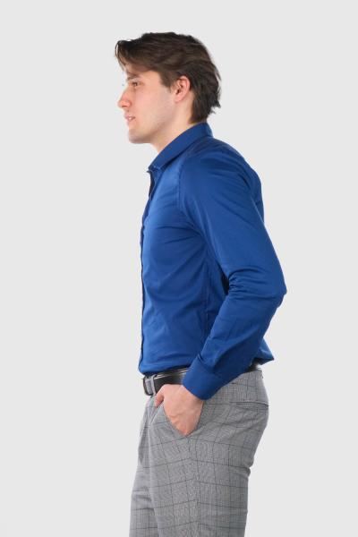 Lucio zils vīriešu krekls - back