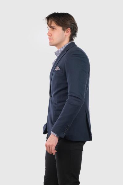 Edmundo tumši zila vīriešu žakete - back