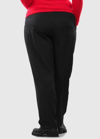 Mariana Lielo izmēru melnas sieviešu bikses - back