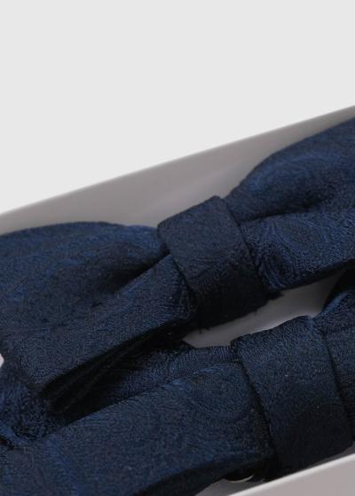 Tumši zils tauriņu komplekts ar printu  - back