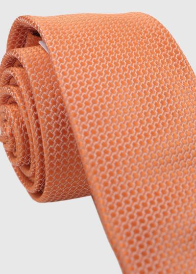 Oranža vīriešu kaklasaite - back