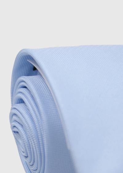 Gaiši zila vīriešu kaklasaite - back