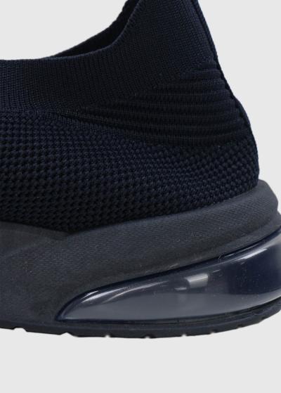 Paolo tumši zili tekstila apavi - back