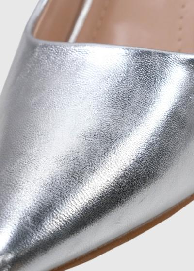 Ynes sudraba kurpes ar spicu purngalu - back