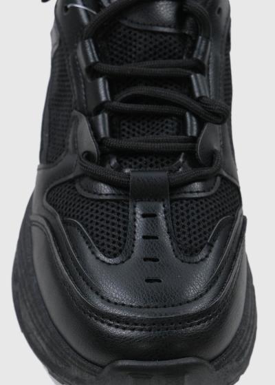 Rafaela melnas sieviešu botas ar šņorēm - back