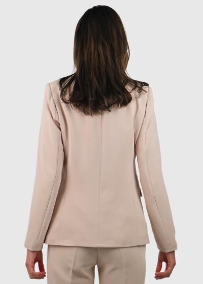 Aracely bēša žakete ar pogām - back