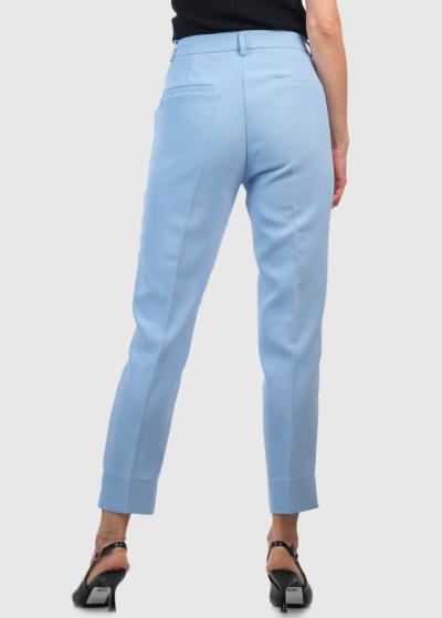 Brenda gaiši zilas sieviešu bikses ar kabatām - back