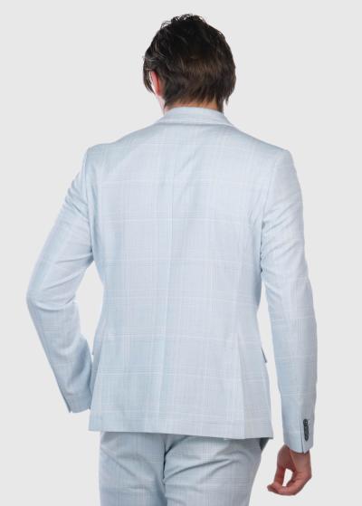 Comfort - super staipīga gaiši zila vīriešu žakete - back