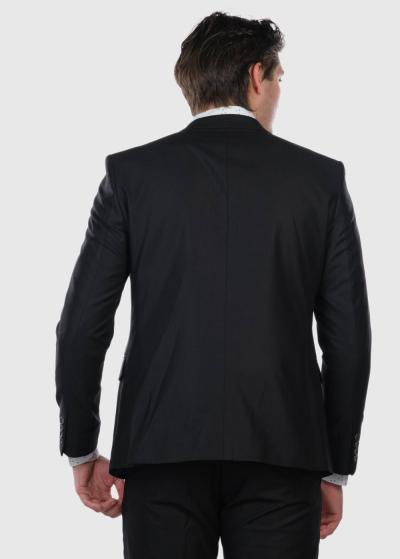 Timoteo melns pieguļošais uzvalks - back