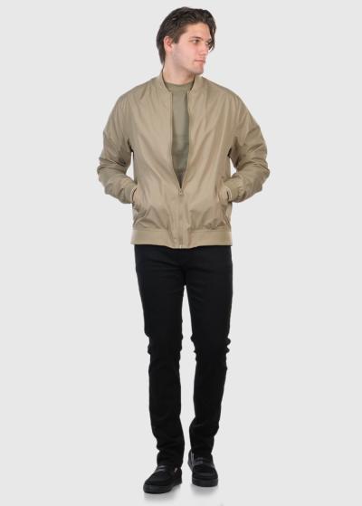 Haki vīriešu jaka-bomberis - back