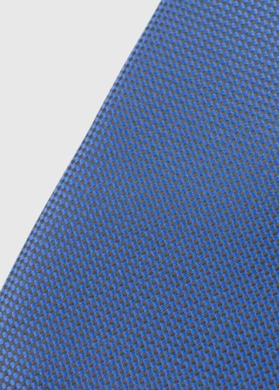 Lino zila kaklasaite - back