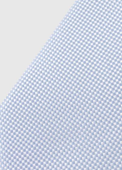 Lino gaiši zila kaklasaite - back