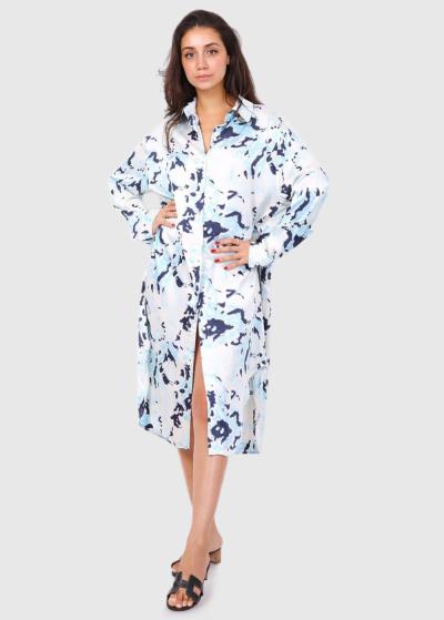 Angeli Lielo izmēru kreklkleita ar garām piedurknēm  - back