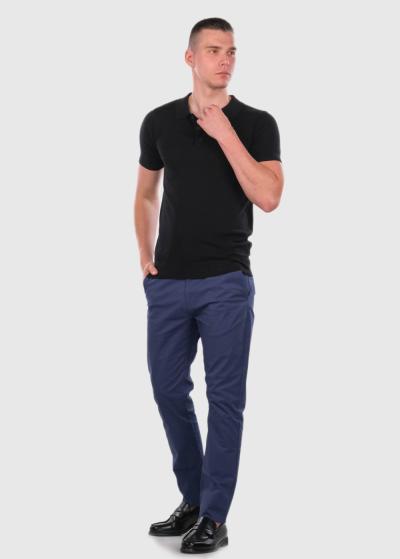 Dámaso melns vīriešu polo krekls - back