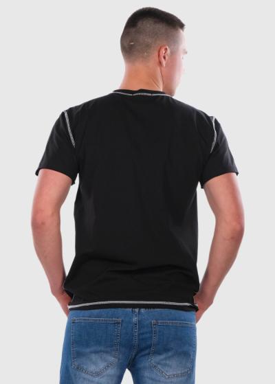 Domiciano melns vīriešu t-krekls - back