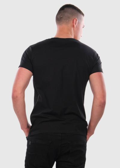 Casimiro melns t-krekls ar uzrakstiem  - back