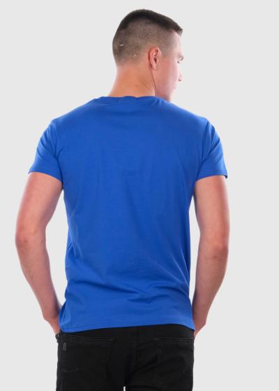 Casimiro zils t-krekls ar uzrakstiem  - back