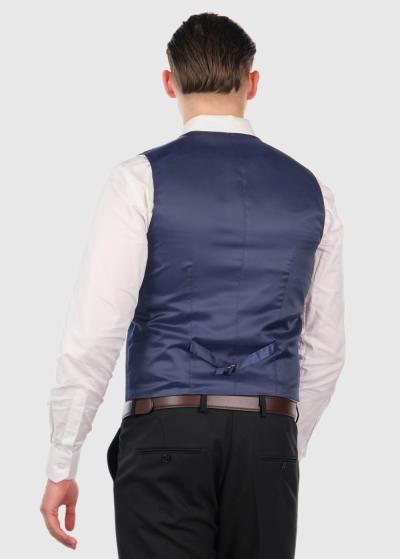 Columbano tumši zila vīriešu klasiska veste - back