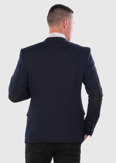 Sperone tumši zila vīriešu pieguļoša žakete - back