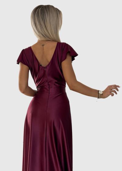 Licia bordo vakarkleita ar šķēlumu - back