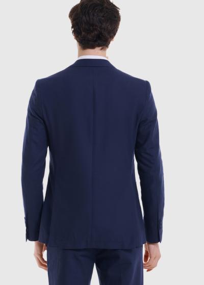 Guillermo tumši zils pieguļošais uzvalks - back