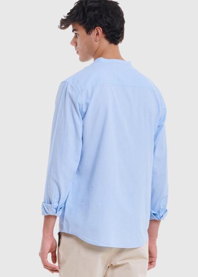 Gaspar gaiši zils vīriešu krekls - back