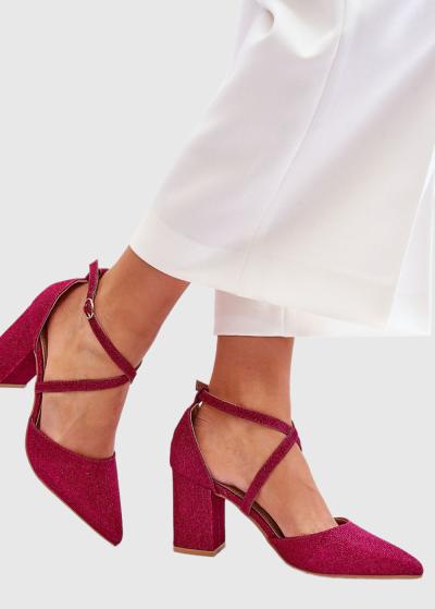 Graciela tumši rozā sieviešu kurpes - back