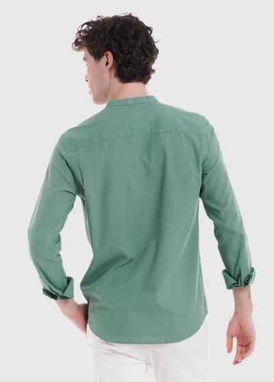 Gaspar zaļš vīriešu krekls - back