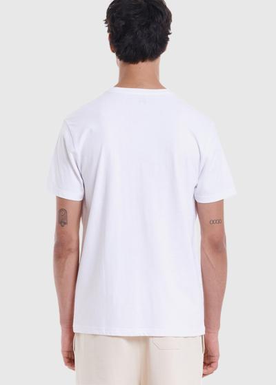 Isaac balts vīriešu t-krekls ar uzrakstiem  - back