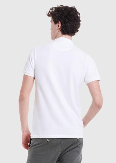 Iago balts vīriešu polo krekls - back