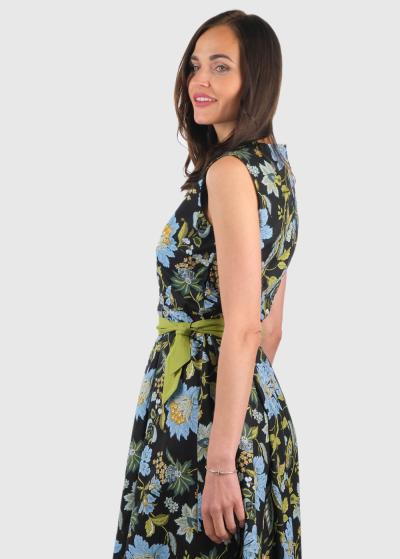 Carmen īsa kleita ar ziedu rakstu  - back