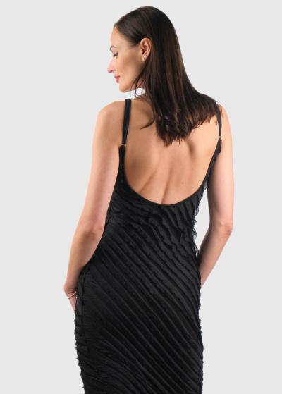 Juliana melna gara vakarkleita - back