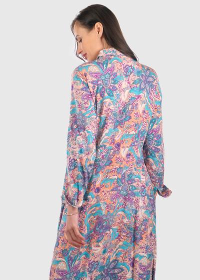 Cayetana gara kleita ar rakstu  - back