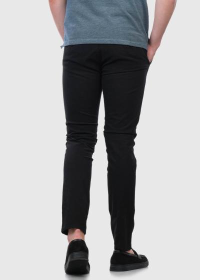 Martín melnas vīriešu bikses ar kabatām - back
