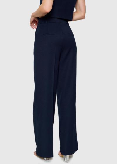 Máxima tumši zilas sieviešu bikses - back