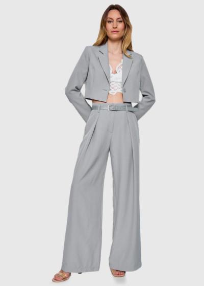 Salvadora pelēka īsa žakete - back