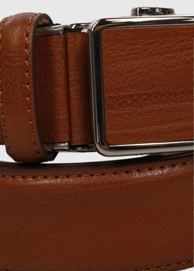 Maximino brūna ādas josta - back