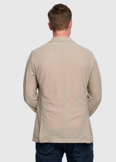 Maximiliano bēša vīriešu žakete  - back