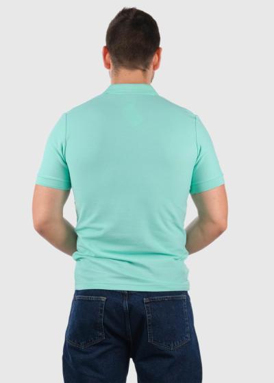 Ermanno piparmētru vīriešu polo krekls - back