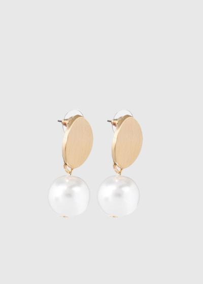 Cindy sieviešu auskari ar pērlēm - back