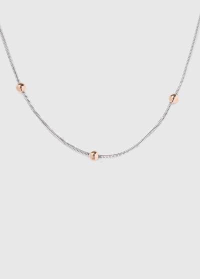 Dara sudraba krāsas kaklarota - back