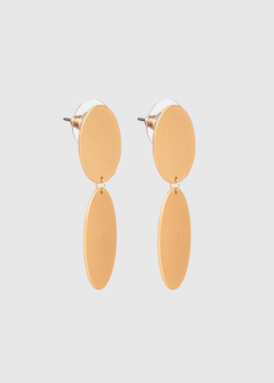 Elaine zelta krāsas auskari - back