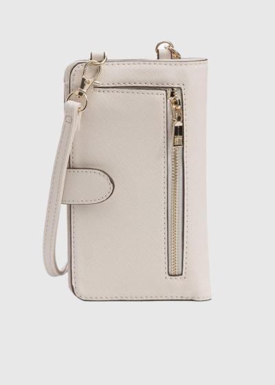 Elienai bēšs sieviešu maks - back