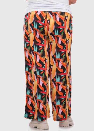 Noemí Lielo izmēru sieviešu bikses ar rakstu - back