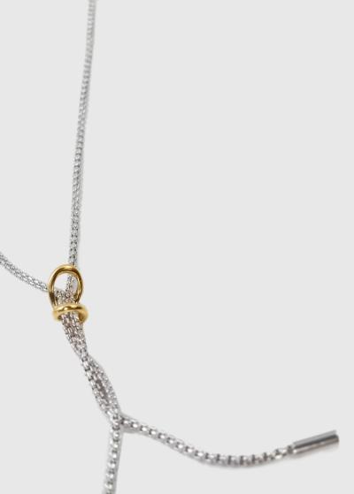 Arlanda sudraba krāsas kaklarota - back